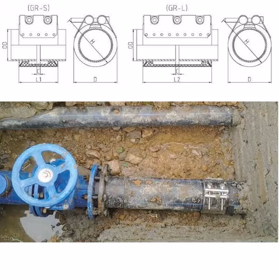 Pipe Connector Pipeline Rush Repair Festival Coupling Clamp